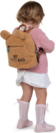 Zaino Childhome My First Bag Teddy Beige Moda/Valigie borse e accessori da viaggio/Zaini/Zainetti per bambini La Casa Del Bebè - Napoli, Commerciovirtuoso.it