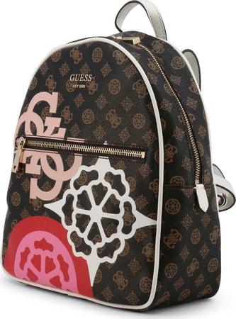 Zaino Da Donna Guess Hwgp69_95320 in Ecopelle Marrone Fantasia Zaino Fashion 1 Manico E Spallacci Regolabili Zip E Tasca Esterna 32x28x13 Cm Moda/Valigie borse e accessori da viaggio/Zaini/Zaini Casual Starbag - Gaeta, Commerciovirtuoso.it