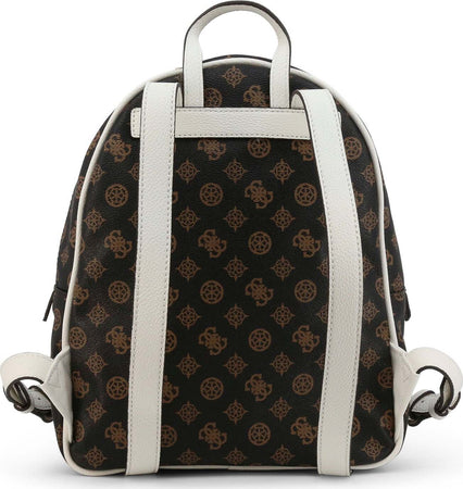 Zaino Da Donna Guess Hwgp69_95320 in Ecopelle Marrone Fantasia Zaino Fashion 1 Manico E Spallacci Regolabili Zip E Tasca Esterna 32x28x13 Cm Moda/Valigie borse e accessori da viaggio/Zaini/Zaini Casual Starbag - Gaeta, Commerciovirtuoso.it