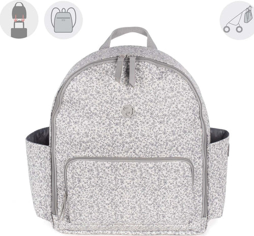 Zaino da Passeggio Pasito A Pasito Flower Mellow in Ecopelle Grigio Moda/Valigie borse e accessori da viaggio/Zaini/Zainetti per bambini La Casa Del Bebè - Napoli, Commerciovirtuoso.it
