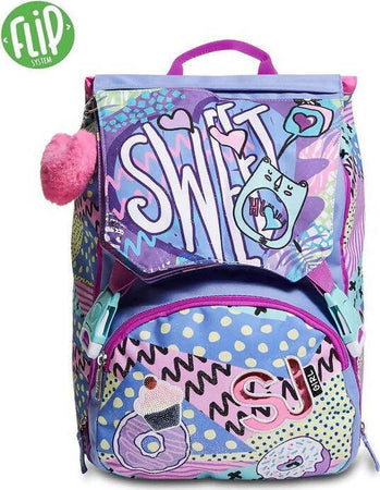 Zaino Grande Bambina Estensibile Robusto Con Schienale Preformato Zaino Per La Scuola Con Spallacci Imbottiti E Tasche Cancelleria e prodotti per ufficio/Scuola e materiale didattico/Cartelle e zaini per la scuola/Cartelle Cartoleria Deja Vu - Crotone, Commerciovirtuoso.it