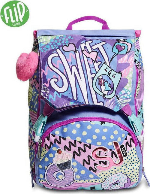 Zaino Grande Bambina Estensibile Robusto Con Schienale Preformato Zaino Per La Scuola Con Spallacci Imbottiti E Tasche Cancelleria e prodotti per ufficio/Scuola e materiale didattico/Cartelle e zaini per la scuola/Cartelle Cartoleria Deja Vu - Crotone, Commerciovirtuoso.it