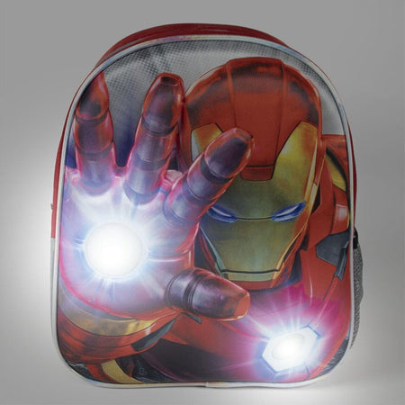 Zaino Iron Man con luci Novità Cancelleria e prodotti per ufficio/Scuola e materiale didattico/Materiale scolastico/Cartelle e zaini per la scuola/Zainetti per bambini Store Kitty Fashion - Roma, Commerciovirtuoso.it
