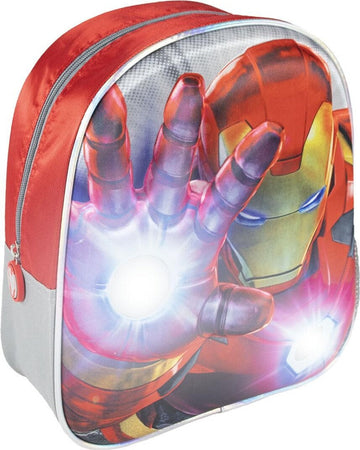 Zaino Iron Man con luci Novità Cancelleria e prodotti per ufficio/Scuola e materiale didattico/Materiale scolastico/Cartelle e zaini per la scuola/Zainetti per bambini Store Kitty Fashion - Roma, Commerciovirtuoso.it