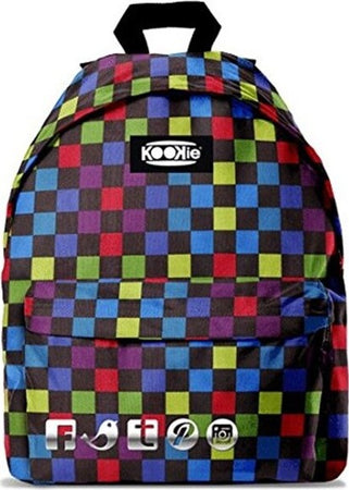 Zaino-Kookie-Gut-Color-Fantasia-Multicolor-Imbottito-Scuola-Tempo-Libero-Unisex