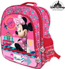 Zaino-Minnie-4-Cerniere-Stampa-Plastificata-Scuola-Bambine-Elementari-41-Cm
