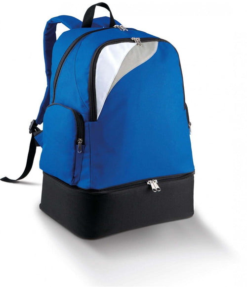 Zaino Multisport Royal Azzurro con Fondo Rigido Sacca Sportiva con Reparto Scarpe