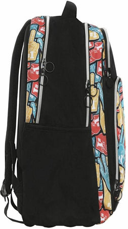 Zaino Organizzato Foam Fingers Fortnite Zaino per La Scuola per Ragazzi Fantasia Fondo E Schienale Termoformati Comfort 30 X 43h X 22 Cm Franco Cosimo Panini