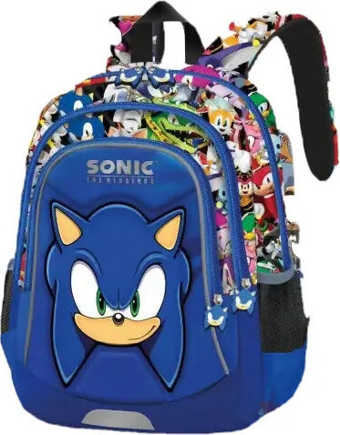 Zaino Ovetto Sonic per La Scuola per Bambini 3 Zip Cancelleria e prodotti per ufficio/Scuola e materiale didattico/Materiale scolastico/Cartelle e zaini per la scuola/Zaini per ragazzi Cartoleria Deja Vu - Crotone, Commerciovirtuoso.it