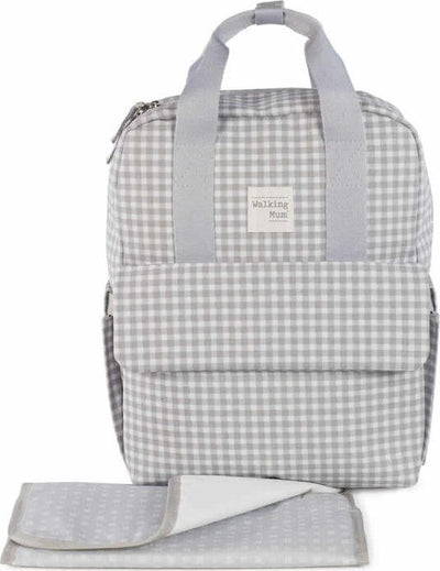 Zaino Pasito a Pasito Walking Mum I Love Vichy-Grigio Prima infanzia/Cambio del pannolino/Borse fasciatoio/Zaini fasciatoio La Casa Del Bebè - Napoli, Commerciovirtuoso.it