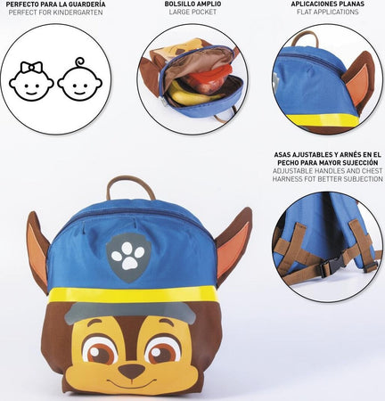 Zaino Paw Patrol asilo dimensione 25x20x9 cm Cancelleria e prodotti per ufficio/Scuola e materiale didattico/Materiale scolastico/Cartelle e zaini per la scuola/Zainetti per bambini Store Kitty Fashion - Roma, Commerciovirtuoso.it