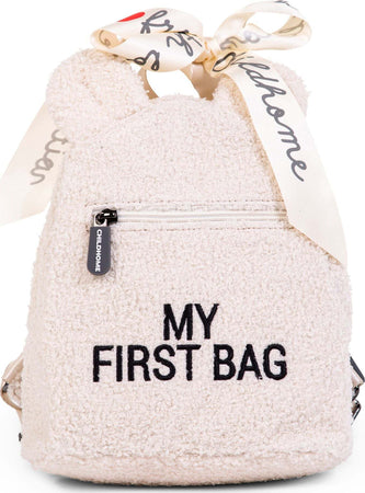 Zaino per Bambini Childhome My First Bag Teddy Off White Ecrù Prima infanzia/Cambio del pannolino/Borse fasciatoio/Zaini fasciatoio La Casa Del Bebè - Napoli, Commerciovirtuoso.it