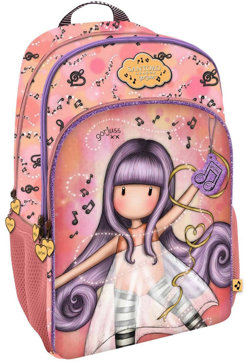 Zaino per La Scuola Bambine Con 3 Cerniere Gorjuss Scuola Little Dancer Backpack Rosa Santoro Zaino Ergonomico