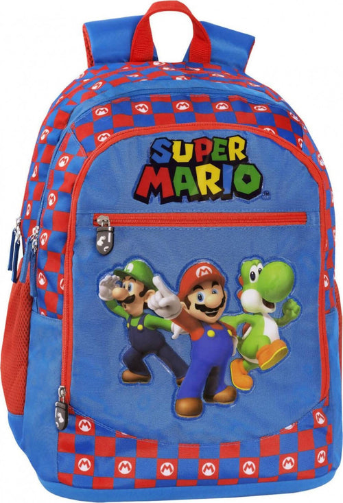 Zaino per La Scuola Super Mario a Doppio Scomparto Con Ampia Tasca Frontale Zaino per La Scuola Con Spallacci Regolabili Imbottiti 30x43x21cm Cancelleria e prodotti per ufficio/Scuola e materiale didattico/Cartelle e zaini per la scuola/Cartelle Cartoleria Deja Vu - Crotone, Commerciovirtuoso.it