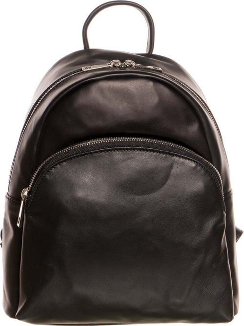 Zaino-Piano-Liscio---Zaino-Nero-In-Vera-Pelle