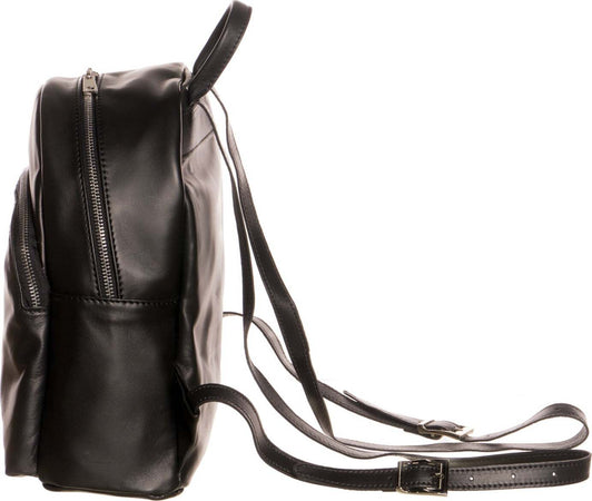 Zaino-Piano-Liscio---Zaino-Nero-In-Vera-Pelle