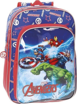 Zaino Scuola Avengers 40 Cm Zaino Elementari Doppio Scomparto