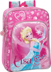 Zaino-Scuola-E-Tempo-Libero-In-Microfibra-E-Pvc-Disney-Frozen-Elsa