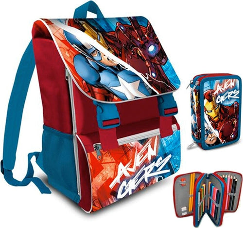 ZAINO SCUOLA ESTENSIBILE AVENGERS CARTELLA + ASTUCCIO COMPLETO 3 ZIP ELEMENTARI Cancelleria e prodotti per ufficio/Scuola e materiale didattico/Materiale scolastico/Cartelle e zaini per la scuola/Zainetti per bambini Trade Shop italia - Napoli, Commerciovirtuoso.it