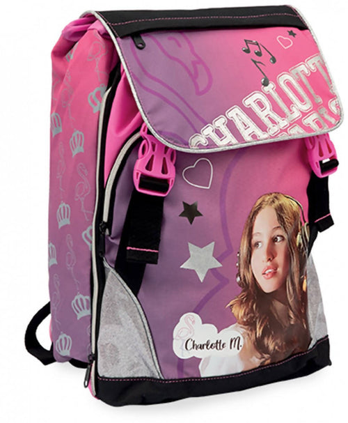 Zaino Scuola Estensibile Charlotte by Giochi Preziosi Zaino per La Scuola per Bambine E Ragazze Estensibile Con Spallacci Imbottiti