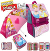Zaino-Scuola-Estensibile-Disney-Princess-Kit-Completo-Ombrello-E-Astuccio-3-Zip
