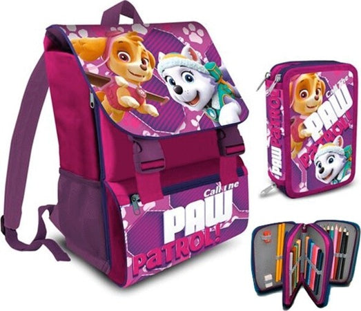 Zaino Scuola Estensibile Skye Everest Paw Patrol + Astuccio Completo 3 Zip Cancelleria e prodotti per ufficio/Scuola e materiale didattico/Materiale scolastico/Cartelle e zaini per la scuola/Zainetti per bambini Trade Shop italia - Napoli, Commerciovirtuoso.it