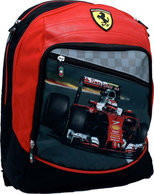 Zaino Scuola Ferrari Organizzato Con Doppio Scomparto 43x31x21cm Rosso Nero Cancelleria e prodotti per ufficio/Scuola e materiale didattico/Materiale scolastico/Cartelle e zaini per la scuola/Zainetti per bambini Trade Shop italia - Napoli, Commerciovirtuoso.it
