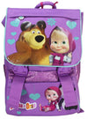Zaino Scuola Masha E Orso Estensibile Primino Accademia Zaino Cartella Per Bambini Viola Con Dorso Preformato E Spallacci Regolabili Cartella 2 Scomparti 35x26x12 Cm E Estensione