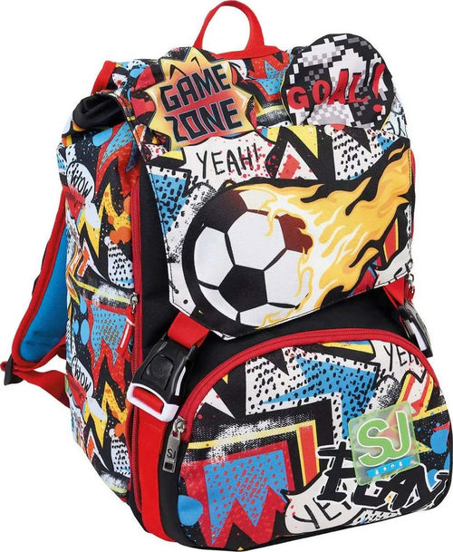 Zaino Scuola Sdoppiabile Big Sj Gang Firegoal per Bambini Cancelleria e prodotti per ufficio/Scuola e materiale didattico/Materiale scolastico/Cartelle e zaini per la scuola/Zaini per ragazzi Cartoleria Deja Vu - Crotone, Commerciovirtuoso.it