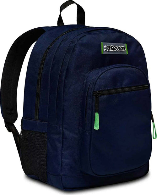 Zaino Scuola Seven Freethink Unisex Blue Deep per La Scuola Cancelleria e prodotti per ufficio/Scuola e materiale didattico/Materiale scolastico/Cartelle e zaini per la scuola/Zaini per ragazzi Cartoleria Deja Vu - Crotone, Commerciovirtuoso.it