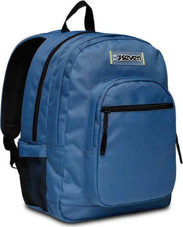 Zaino Scuola Seven Freethink Unisex Blue Deep per La Scuola Cancelleria e prodotti per ufficio/Scuola e materiale didattico/Materiale scolastico/Cartelle e zaini per la scuola/Zaini per ragazzi Cartoleria Deja Vu - Crotone, Commerciovirtuoso.it