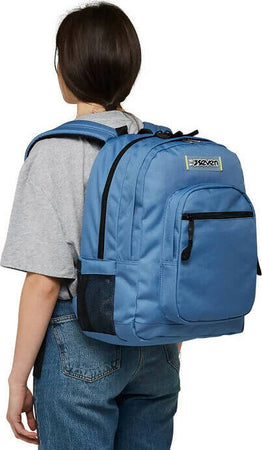 Zaino Scuola Seven Freethink Unisex Blue Deep per La Scuola Cancelleria e prodotti per ufficio/Scuola e materiale didattico/Materiale scolastico/Cartelle e zaini per la scuola/Zaini per ragazzi Cartoleria Deja Vu - Crotone, Commerciovirtuoso.it