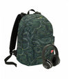 Zaino Scuola Seven Python Reversibile Con Cuffie Wireless 29lt Zaino Scuola Verde 2in1