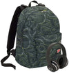Zaino Scuola Seven Python Reversibile Con Cuffie Wireless 29lt Zaino Scuola Verde 2in1