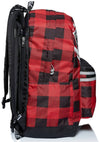 Zaino Scuola Seven Reversibile College Boy Rosso Con Cuffie Zaino Scuola Rosso e Nero