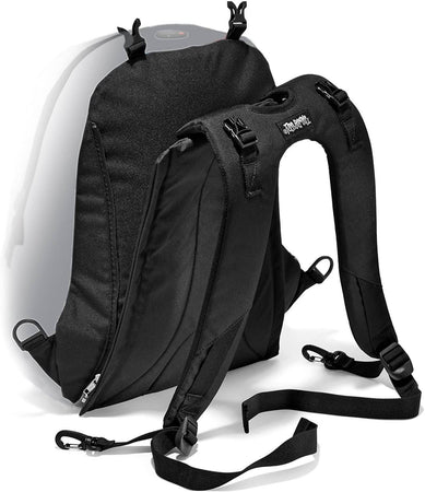 Zaino Scuola Seven The Double Pro Grigio 27 Lt Schienale Compatibile Con Cover E Reversibile