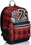 Zaino Scuola Seven The Double Pro In Town Rosso + Power Bank Incluso 29 Lt Zaino Scuola Schienale Ergonomico
