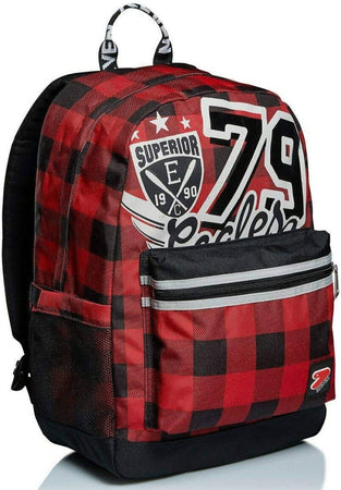 Zaino Scuola Seven The Double Pro In Town Rosso + Power Bank Incluso 29 Lt Zaino Scuola Schienale Ergonomico