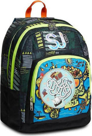 Zaino Scuola Sj Advanced Sea Pirate Boy Zaino per La Scuola Fantasia Tasca Frontale Organizzata E Porta Borraccia Cancelleria e prodotti per ufficio/Scuola e materiale didattico/Materiale scolastico/Cartelle e zaini per la scuola/Zaini per ragazzi Cartoleria Deja Vu - Crotone, Commerciovirtuoso.it