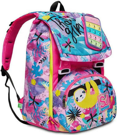 Zaino Scuola Sj Estensibile Big Clack It Girl per La Scuola Cancelleria e prodotti per ufficio/Scuola e materiale didattico/Materiale scolastico/Cartelle e zaini per la scuola/Zaini per ragazzi Cartoleria Deja Vu - Crotone, Commerciovirtuoso.it