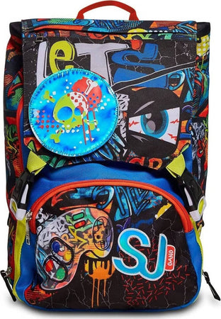 Zaino Seven Sj Gang Big Boy Zaino Per La Scuola Fantasia Per Ragazzi Con Spallacci Imbottiti E Tasca Frontale Cancelleria e prodotti per ufficio/Scuola e materiale didattico/Materiale scolastico/Cartelle e zaini per la scuola/Zaini per ragazzi Cartoleria Deja Vu - Crotone, Commerciovirtuoso.it