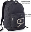 Zaino Seven The Double Pro Nero 24 Lt Schienale Compatibile Con Cover E Reversibile