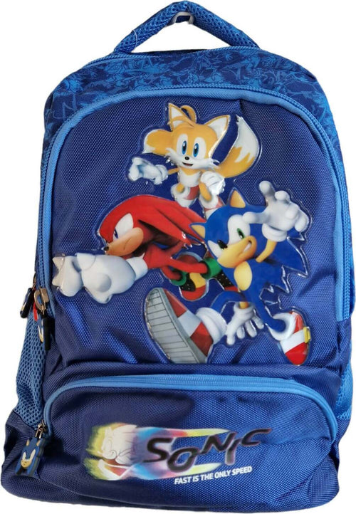 Zaino Sonic Ovetto per Bambini per La Scuola 3 Zip Cancelleria e prodotti per ufficio/Scuola e materiale didattico/Materiale scolastico/Cartelle e zaini per la scuola/Zainetti per bambini Cartoleria Deja Vu - Crotone, Commerciovirtuoso.it