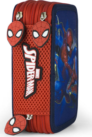 Zaino-Spiderman-con-astuccio-triplo-dim.-h.-44-x-30-x-20