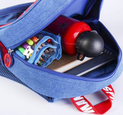 Zaino Spiderman con Tasca a Rete, Spalline Ergonomiche, Fasce Regolabili, Dettagli Riflettenti - Licenza Ufficiale Marvel Cancelleria e prodotti per ufficio/Scuola e materiale didattico/Materiale scolastico/Cartelle e zaini per la scuola/Zainetti per bambini Store Kitty Fashion - Roma, Commerciovirtuoso.it