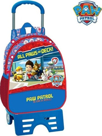 ZAINO TROLLEY 33 CM CON CARRELLO ZAINETTO SCUOLA ASILO ELEMENTARE PAW PATROL Cancelleria e prodotti per ufficio/Scuola e materiale didattico/Materiale scolastico/Cartelle e zaini per la scuola/Zainetti per bambini Trade Shop italia - Napoli, Commerciovirtuoso.it