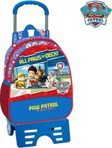 ZAINO TROLLEY 33 CM CON CARRELLO ZAINETTO SCUOLA ASILO ELEMENTARE PAW PATROL Cancelleria e prodotti per ufficio/Scuola e materiale didattico/Materiale scolastico/Cartelle e zaini per la scuola/Zainetti per bambini Trade Shop italia - Napoli, Commerciovirtuoso.it