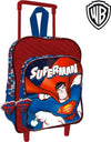 Zaino-Trolley-Superman-Warner-Bros-Originale-Asilo-Scuola-Bambini-Viaggi-30-Cm