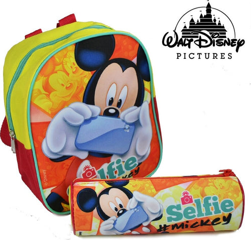 Zaino Zainetto Asilo Mickey Mouse + Astuccio Topolino Kit Disney Scuola Cancelleria e prodotti per ufficio/Scuola e materiale didattico/Materiale scolastico/Cartelle e zaini per la scuola/Zainetti per bambini Trade Shop italia - Napoli, Commerciovirtuoso.it