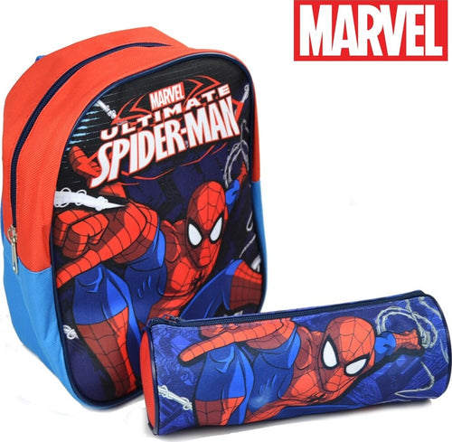 ZAINO ZAINETTO ASILO SPIDERMAN + ASTUCCIO TOMBOLINO KIT SCUOLA BAMBINI Cancelleria e prodotti per ufficio/Scuola e materiale didattico/Materiale scolastico/Cartelle e zaini per la scuola/Zainetti per bambini Trade Shop italia - Napoli, Commerciovirtuoso.it